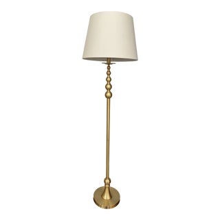 Ralph Lauren Brass Standing Floor Lamp For Sale