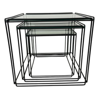 Isocele Nesting Tables by Max Sauze, 1970s, Set of 3 For Sale