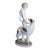 1960s Girl and Dog Hutschenreuther Porcelain Figurine For Sale
