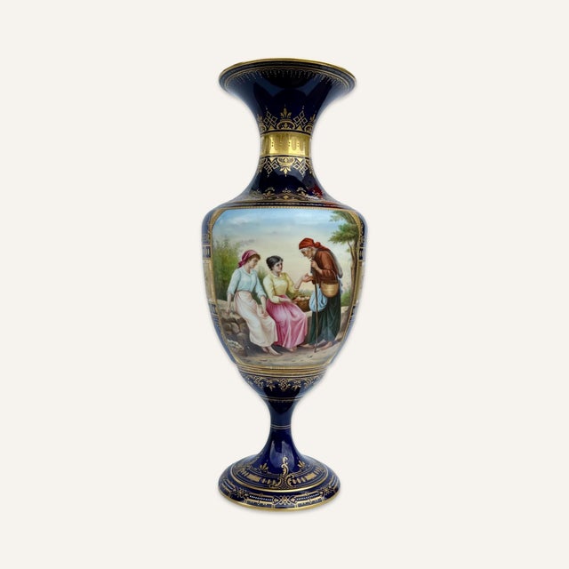 The Vienna Porcelain Manufactory (1718-1864) produced the famous Royal Vienna porcelain in the 19th century. This hand...