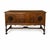 Brown Antique Jacobean Revival Figured Wood Sideboard With Carved Medallions For Sale - Image 8 of 18
