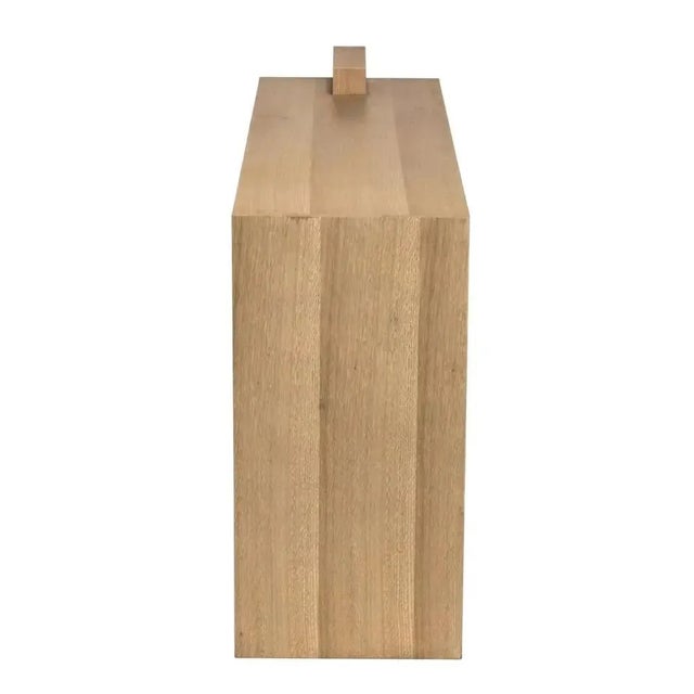 Not Yet Made - Made To Order NOIR Atlanta Console, White Oak Veneer For Sale - Image 5 of 5