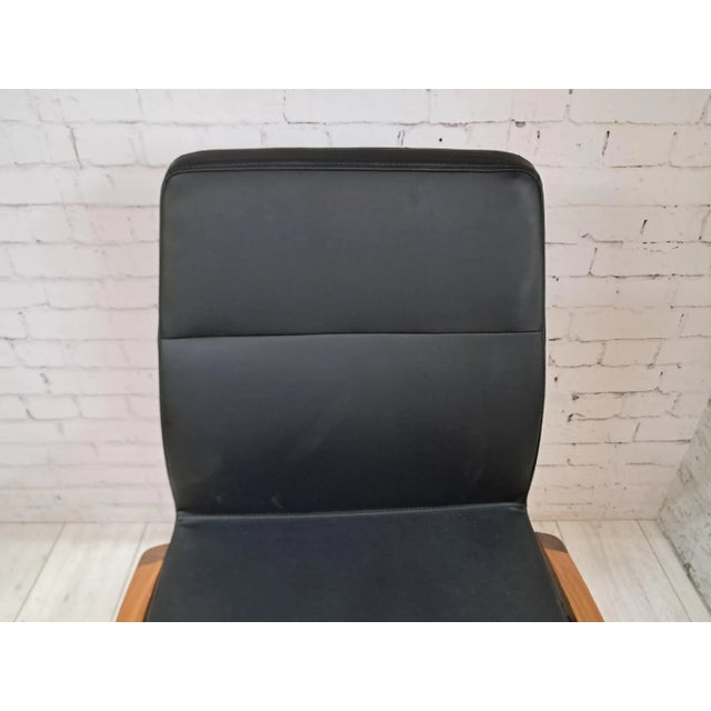 Vintage Desk Chair in Leather by Sven Christiansen, 1990s For Sale - Image 14 of 17