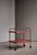 Wood Functionalist Scandinavian Red Lacquered Steel Tube and Wood Serving Cart, 1930s For Sale - Image 7 of 18