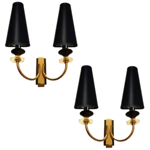 1950s Maison Jansen Sconces - a Pair