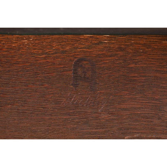 Gustav Stickley Antique Mission Oak Arts & Crafts Rocking Chair | Circa 1910 For Sale - Image 12 of 13