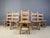 Vintage Brutalist Oak Dining Chairs, 1960s, Set of 6 For Sale - Image 11 of 15
