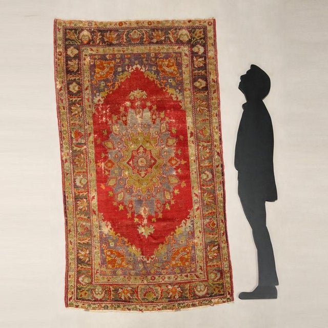 Kayseri rug in cotton and wool, fine knot, hand-made. This piece is attributed to the mentioned designer/maker. It has no...