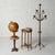 French 1950s Louis XVI Marble & Oak Side Table For Sale - Image 3 of 3