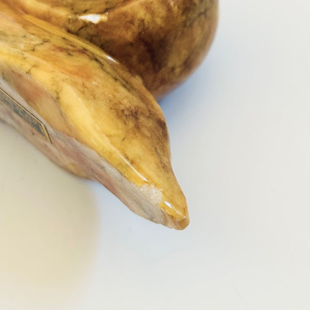 Brown Vintage Alabaster Snail For Sale - Image 8 of 11