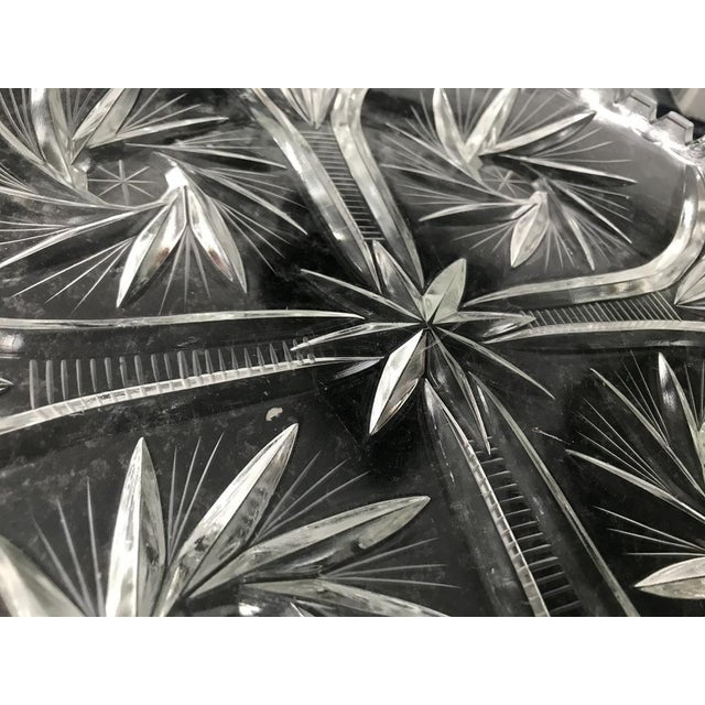 Hand-Cut Crystal Plate, 1970s For Sale - Image 6 of 18