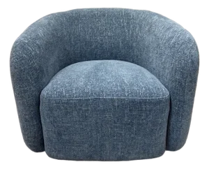 Uttermost Modern Blue Junie Swivel Chair