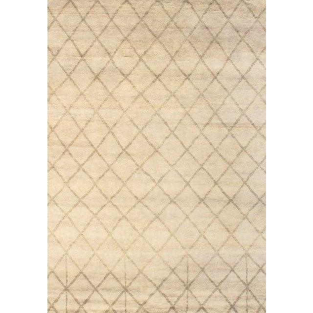 Modern Moroccan Rug - 6' X 8'9" For Sale