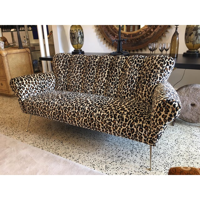 Midcentury Italian Sofa Original from the 1950s For Sale - Image 11 of 18