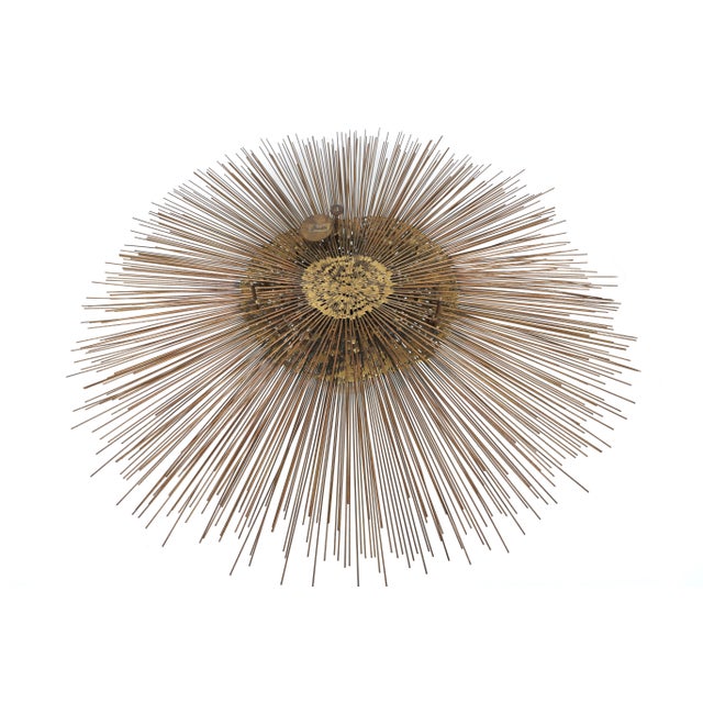 1960's Brutalist Sunburst Wall Sculpture by William and Bruce Friedle For Sale - Image 9 of 13
