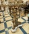 Grand French Baroque Coffee Table With Glass Top, Marble Base & Gilded Sculptural Details For Sale - Image 4 of 4