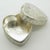 Vintage Italian Genuine Silver 800 Heart-Shaped Trinket Box with Floral Detail, 1980s For Sale - Image 3 of 13
