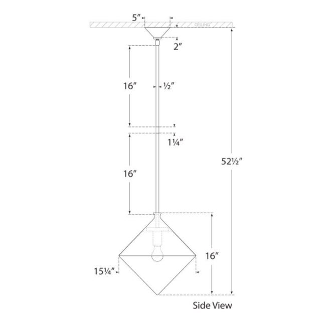 Modern AERIN for Visual Comfort Signature Sarnen Medium Pendant in Matte Black with White Glass For Sale - Image 3 of 3