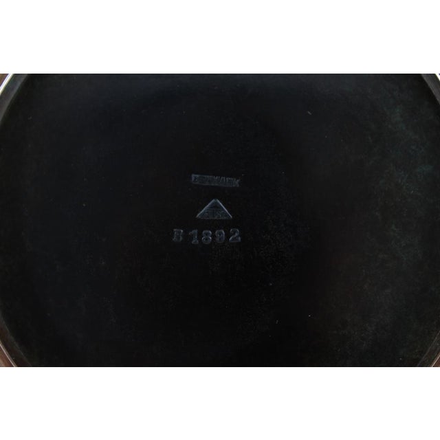 Metal Danish Art Deco Decorative Bowl by Just Andersen, 1930s For Sale - Image 7 of 8