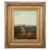 Arabasque Oil Painting Desert Scene with Figures For Sale