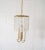 Brass Chandelier with Glass Beads, 1940s For Sale - Image 12 of 13