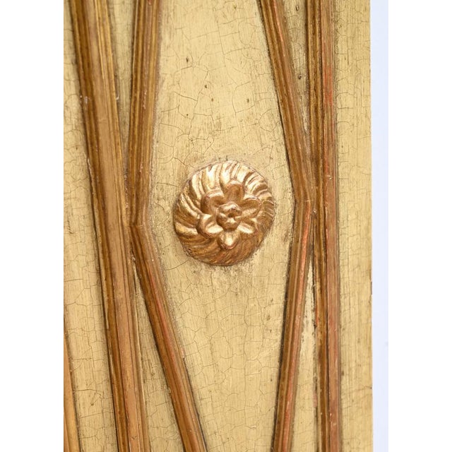 End 18th Century Louis XVI Trumeau in Gilded Wood For Sale - Image 16 of 18