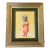 Contemporary Folk Art Miniature Dog Collage / Painting by Judy Henn For Sale