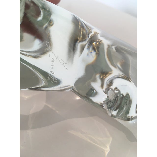 Transparent 1970s Murano Glass Bull by Zanetti For Sale - Image 8 of 12