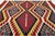 Mustard Contemporary Navajo-Style Eye Dazzler Flat-Weave Wool Area Rug / Southwestern For Sale - Image 8 of 12