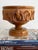1970s Vintage Carved Burl Wood Bowl With Ring Handles For Sale - Image 5 of 8