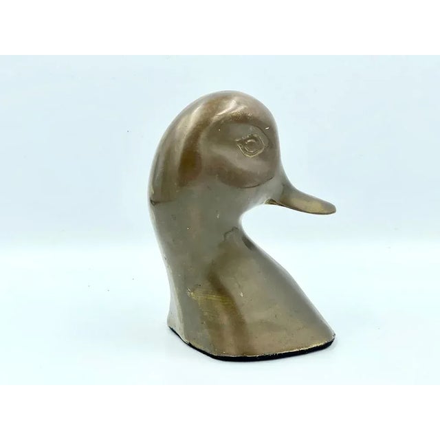 Vintage Duck Head in Brass, 1950s, in Flawless conditions. Designed 1950 to 1959