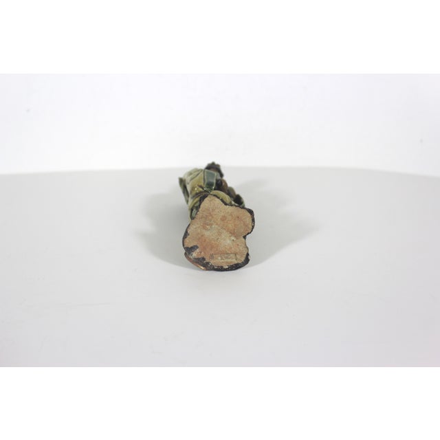 Antique Handmade Folk Art Chinese Clay Figurine Mudman for Miniature or Bonsai Display For Sale - Image 11 of 15