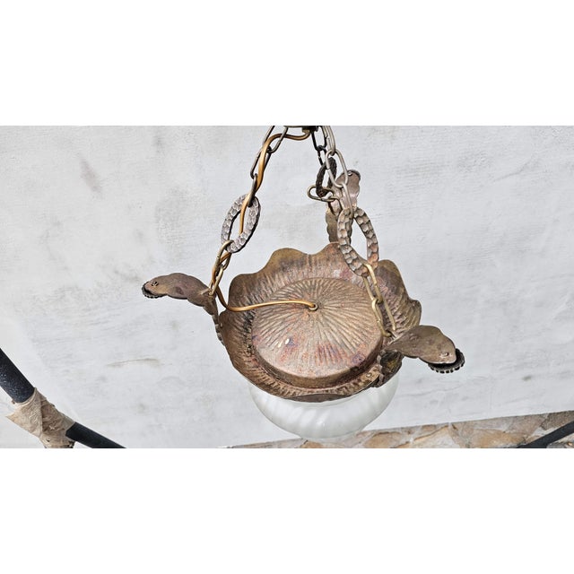 Art Nouveau Chandelier, 1890s For Sale - Image 4 of 10
