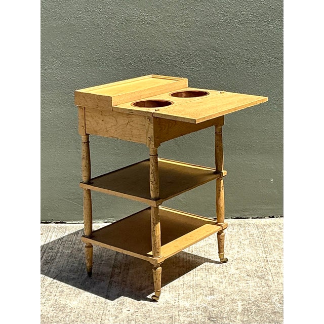 Vintage Baker Flip Top Wine Caddy For Sale - Image 12 of 12