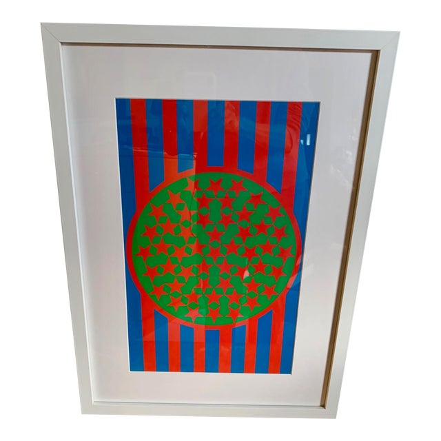 1963 Original Robert Indiana Glory Banner Serigraph For Sale