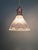 Holophane Art Deco Pendant Light in Grooved Clear Glass, 1930 For Sale - Image 4 of 12