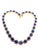 Gemstone Bochic “Capri” Vintage Tanzanite & Diamond Necklace Set 18K Gold & Silver For Sale - Image 7 of 13