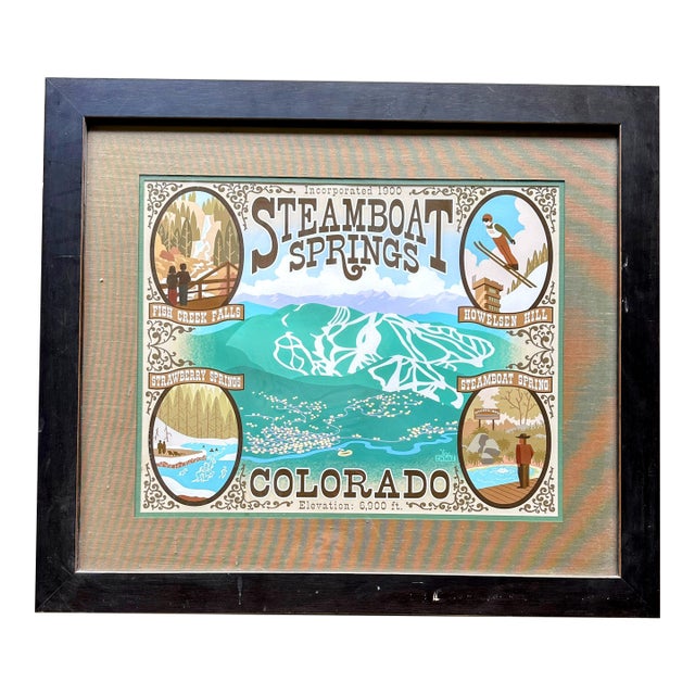 Steamboat Springs Framed Print by Steve Lowtwait For Sale