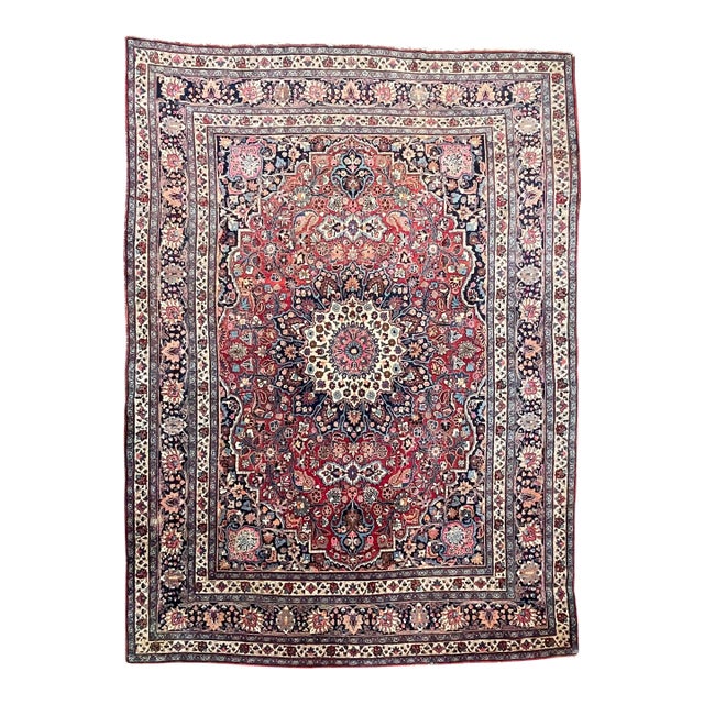 Northeast Jewel Flora Rug 10 x 14 For Sale