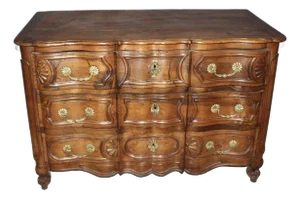 18th Century Provencal Crossbow Commode in Walnut