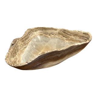 Mid 20th Century Natural Onyx Bowl For Sale