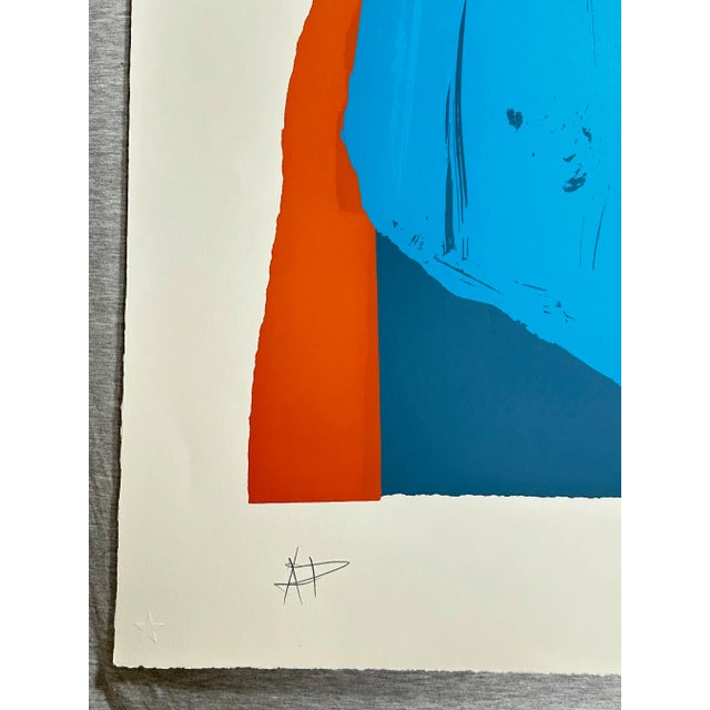 Abstract Larry Zox "Moro Ii" Screenprint Artist Proof 1981 For Sale - Image 3 of 6