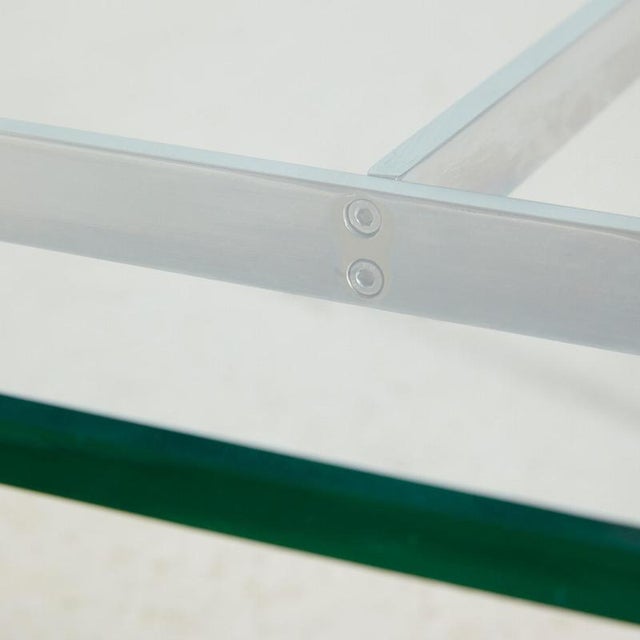 Contemporary Vintage Coffee Table in Chrome For Sale - Image 3 of 7