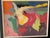Abstract Mid-Century Abstract Oil Painting For Sale - Image 3 of 6