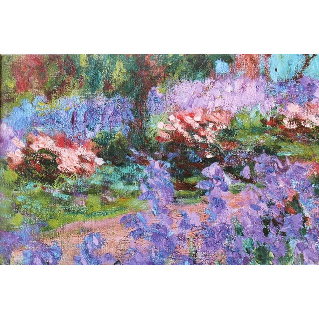 Claude Monet the Artist's Garden at Giverny Impressionist Painting Art Print For Sale - Image 10 of 18