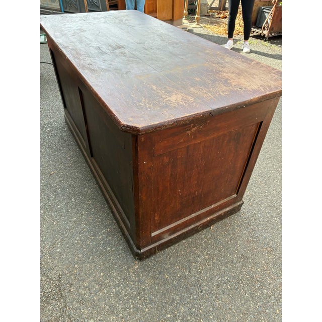 Beech Countertop Worktable, 1960s For Sale - Image 6 of 12