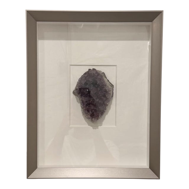 Pheromone by Christopher Marley Amethyst Framed Mineral Specimen For Sale