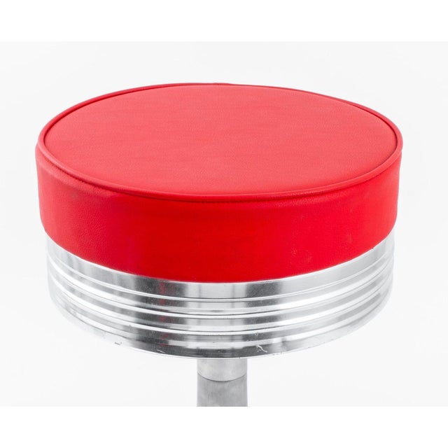 American Industrial Modern Aluminum Stools, 3 For Sale In New York - Image 6 of 7