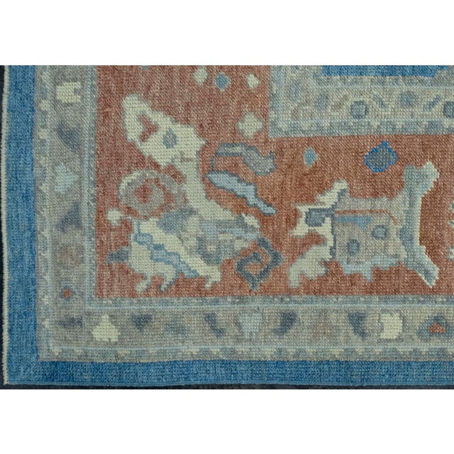 Turkish Oushak Rug 9'9" x 12'11" #18527 For Sale In Houston - Image 6 of 8