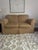 Sherrill Traditional Rolled-Arm Damask Loveseat For Sale In Detroit - Image 6 of 8